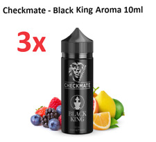3x Checkmate -Black King 10ml Aroma  E-Zigarette  E-Liquid Dampflion