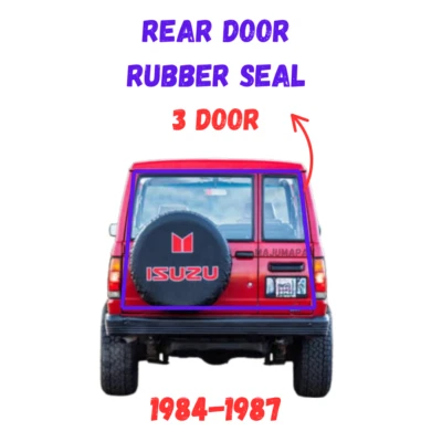 Isuzu Trooper Bighorn 3D Model 1984-1987 Weatherstrip Rear Door Rubber Seal - Image 1 of 4