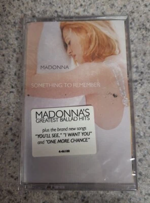 Madonna - Something To Remember Cassette SEALED w/ Hype Sticker  - Image 1 of 4