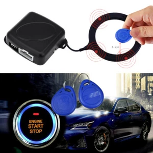 Car Stop Immobilizer Anti-theft Engine Push Button Lock Ignition Starter Keyless - Picture 1 of 9