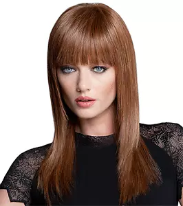 TABATHA COFFEY LACE FRONT SLEEK & STRAIGHT WIG LUXHAIR HOW~LIGHT AUBURN $250 - Picture 1 of 3