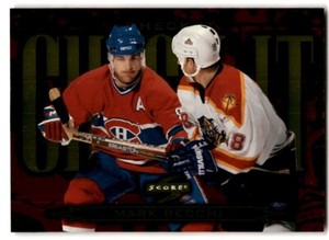 1997-98 Score Check-It Mark Recchi #2 Montreal Canadiens
