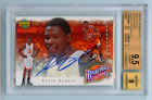 2007-08 UPPER DECK HEROES ROOKIE AUTOGRAPH AUTO KEVIN DURANT RC /5 BGS 9.5