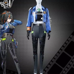 Zenless Zone Zero Zhu Yuan Cosplay Costume Uniform Clothing Set With Accessories - Picture 1 of 6