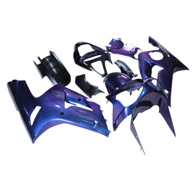 Chameleon Blue Purple Fairings for Kawasaki Ninja ZX6R 2003 2004 Bodywork Cowls - Image 1 of 4