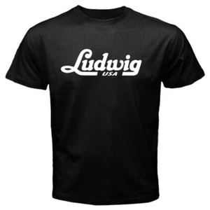 Ludwig Drums Cymbals Men's Black T-Shirt Size S-5XL - Picture 1 of 1