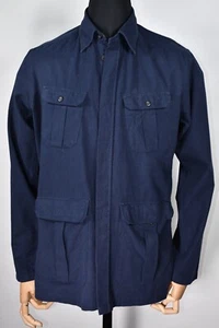 ETON Overshirt Jacket Shirt Navy Blue Men's size L - Picture 1 of 10
