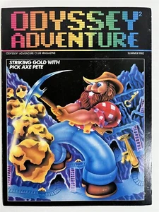 ODYSSEY ADVENTURE CLUB MAGAZINE SUMMER 1982 EARLY GAMING MAGAZINE - Picture 1 of 2