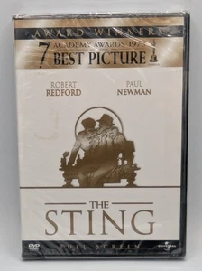 The Sting 1973 DVD Best Picture Full-Screen Universal Redford/Newman New Sealed - Picture 1 of 6