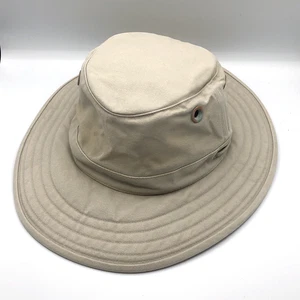 Tilley T4 Ala Ancha Peso Pesado Algodón Sombrero Sol Exterior Safari Senderismo Talla 7 3/4 - Imagen 1 de 13
