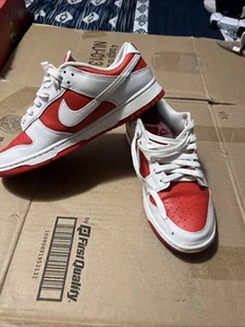DD1391-600 Nike Dunk Low Championship Univercity Red White Reverse St John's - Picture 1 of 15