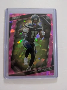 Panini National VIP Jaxon Smith-Njigba 2023 08/75 Pink Sparkle RC Seahawks #RC6 - Imagen 1 de 2