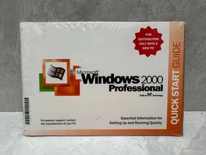 Microsoft Windows 2000 Professional 1-2CPU OEM Software with SP 2 Sealed - Picture 1 of 3