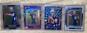 2024 Panini Donruss Optic Rated Rookie Drake Maye #229 Pink Holo, Base +2 More! - Picture 1 of 2