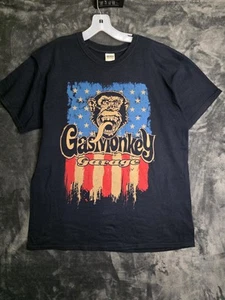 Gas Monkey Garage Patriotic Monkey Graphic T-Shirt - Picture 1 of 6