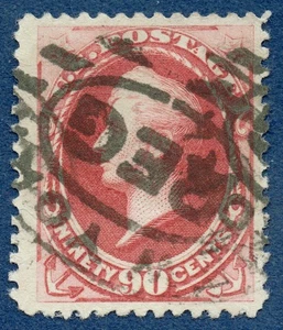 [st6433] USA 1879 Scott#191 used 90¢ carmin cv:$375 - Picture 1 of 3