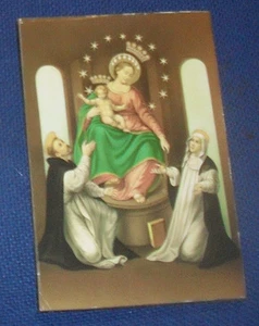 1 CALAMITA MARIA MADONNA DI POMPEI 15x10CM con gancio per chiodo e magnete - Picture 1 of 1