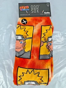 Size 8-12 Odd Sox x Naruto Shippuden Crew Socks One Pair - Picture 1 of 5