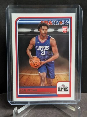 23-24 Hoops Red Backs #253 Kobe Brown RC - Image 1 of 2