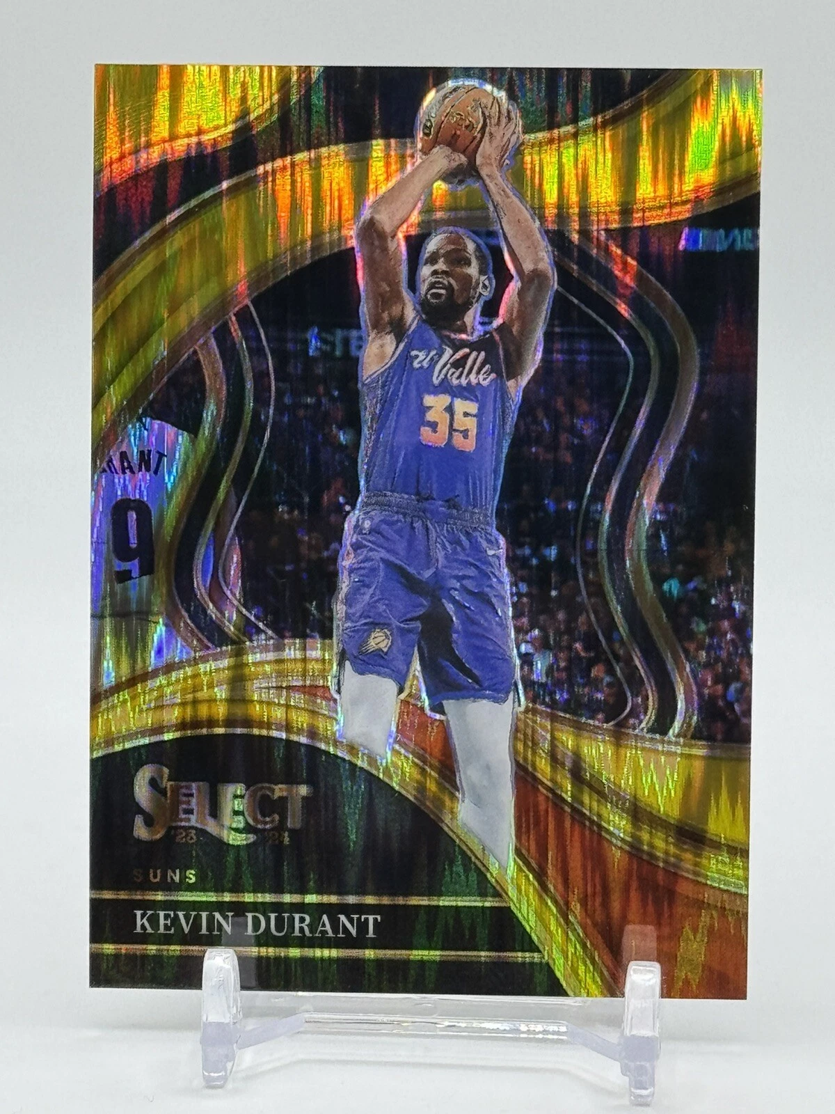 2023-24 Panini Select Basketball Courtside Kevin Durant Gold Flash #1 /10