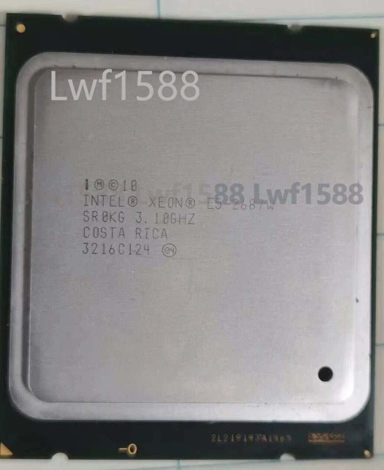 Intel Xeon E5-2687W LGA 2011 SR0KG 3.1GHz 8 Core 150W server CPU processor - Image 1 of 1