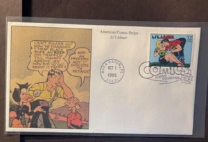 #3000q American Comic Strip: Li'l Abner FDC on a Mystic cachet - Picture 1 of 1
