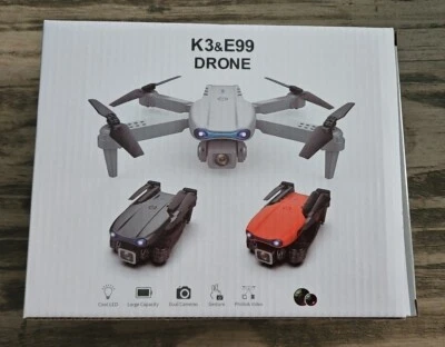 E99 K3 Professional RC Drone, Dual Camera Double Folding RC Quadcopter - Image 1 of 4