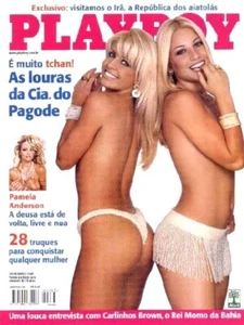 PLAYBOY MAGAZINE BRAZIL # 283 - LEILA & DANIELA - FEB 1999 - EXC PAMELA ANDERSON - Picture 1 of 1