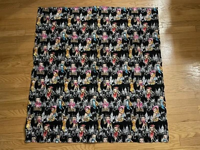 RARE! BETTY BOOP NEW YORK - BTFQ - 42”x45” Large Fabric Soft Vintage Nice Shape - Image 1 of 4