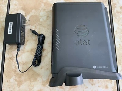 Motorola NVG510 AT&T U-Verse Modem Router w/built-in WiFi with Power Adapter - Image 1 of 4