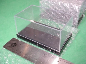 2 T-CASE TC121 Clear plastic Display cases/ box w/ Base for 1/43 models - Picture 1 of 5