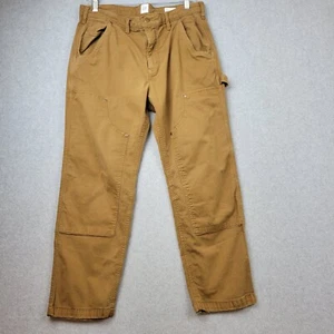 Vintage GAP Carpenter Pants Mens 32 X 25 Double Knee Carpenter Miner Y2K Unisex - Picture 1 of 14