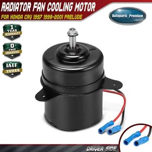 Left Radiator Fan Cooling Motor for Honda CRV 1997 1998-2001 Prelude 1997-1999 - Picture 1 of 9