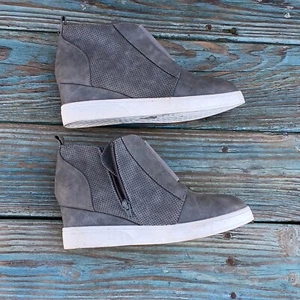 DREAM PAIRS Women's 10 Platform Wedge Athletic Sneakers Ankle Booties Shoes - Picture 1 of 14