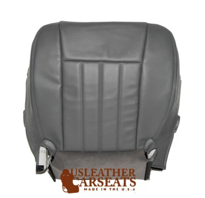 06 07 08 09 Fits Dodge Dakota Driver Bottom Synthetic Leather Seat Cover Gray - Image 1 of 4