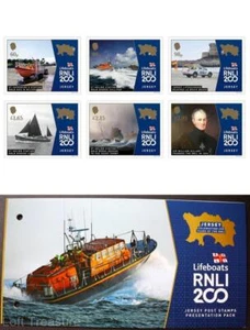 Francobolli Maglia: "200° Anniversario - RNLI Lifeboats" Confezione Presentazione 6v MNH 2024 - Foto 1 di 5