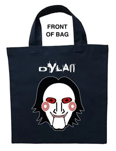 Saw Trick or Treat Bag, Personalized Saw Halloween Bag, Saw Loot Bag - Picture 1 of 2
