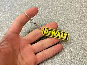 Dewalt Keychain - Black & Yellow - Inspired Keychain - Stylish Key Ring for Tool - Picture 1 of 3