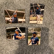 Vintage Lot Of 4 New York Mets Darryl Strawberry Gooden 3.5" x 5" Kodak Photos