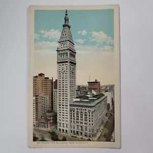 Metropolitan Insurance Gebäude New York City NY Vintage Postkarte Madison Avenue - Bild 1 von 6