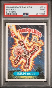 GPK Garbage Pail Kids 1986 Ben Bolt #191A Ben Franklin PSA 9 *como nuevo* - Imagen 1 de 2