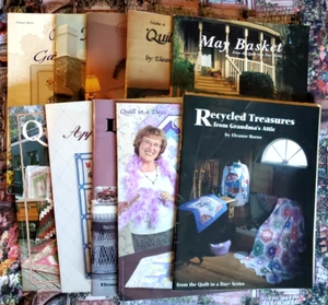 QUILT IN A DAY ELEANOR BURNS QUILTING Books Quilter Sewing Patten Lot of 10 - Picture 1 of 13