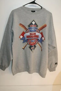 Vintage STARTER Mark McGwire RECORD BREAKING 62 Homerun 1998 Sweatshirt Size L - Picture 1 of 12