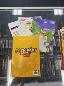 Mario Kart 64 N64 Game Instruction Booklet MANUAL ONLY Nintendo 64 - Picture 1 of 5