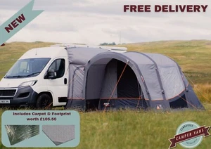 MOTORHOME AWNING DRIVEAWAY VANGO COVE III AIR MID (215-255cm) *FREE P&P - Picture 1 of 24