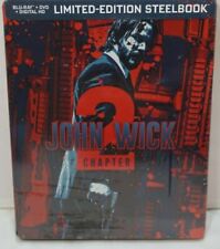 John Wick 2- New - Limited Edition Steelbook - Blu-Ray, DVD and Digital 