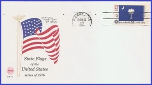 USA3 #1640 U/A UNKNOWN FDC   South Carolina State Flag - Picture 1 of 1