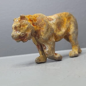 Vintage Toy Tiger Metal Animal Collectable Britains England Original Patina - Picture 1 of 19