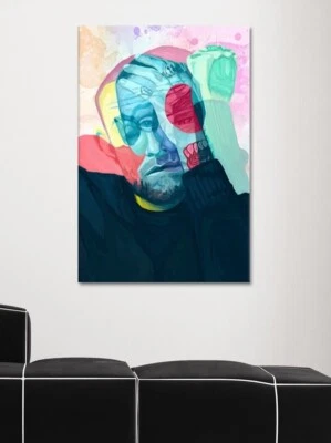 Mac Miller   Canvas Wall Art Print Home Decor Pop Art Decoration Framed Artwork - Image 1 of 4