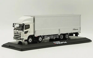 1/43 Scale Hino Profia Container Truck Trailer White Diecast Car Gift - Picture 1 of 5